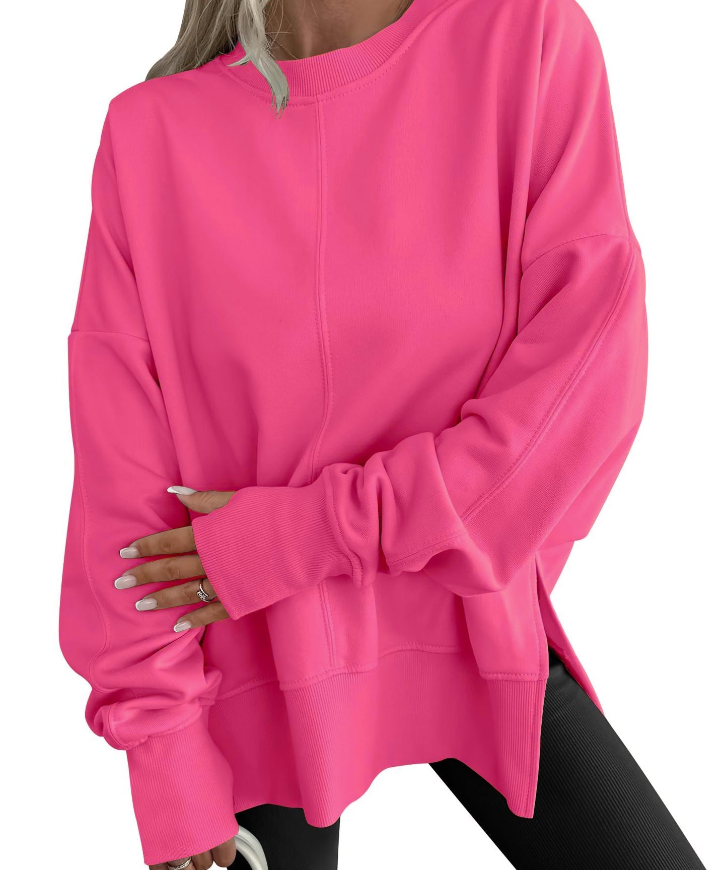 GWEN™ - Comfy Oversized Long Sleeve Sweatshirt