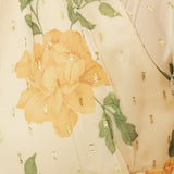 Anaya With Love Recycled Yellow Floral Print Short Sleeve Tiered Midaxi Dress