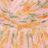 Anaya With Love Recycled Pink Floral V Neck Tiered Midaxi Dress
