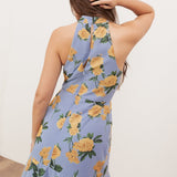 Anaya With Love Recycled Floral Print Halter Neck Tiered Maxi Dress