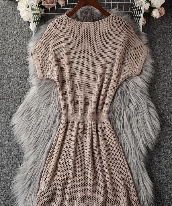 SANTANA™ - Casual Round Neck Summer Cover Up Dress