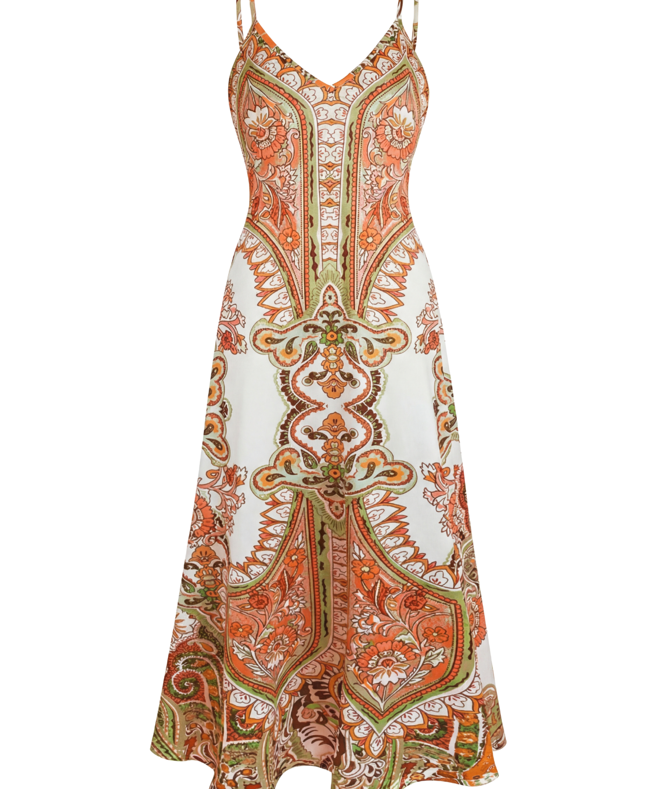 OTTILIE™ – Boho Floral Print Sleeveless Dress