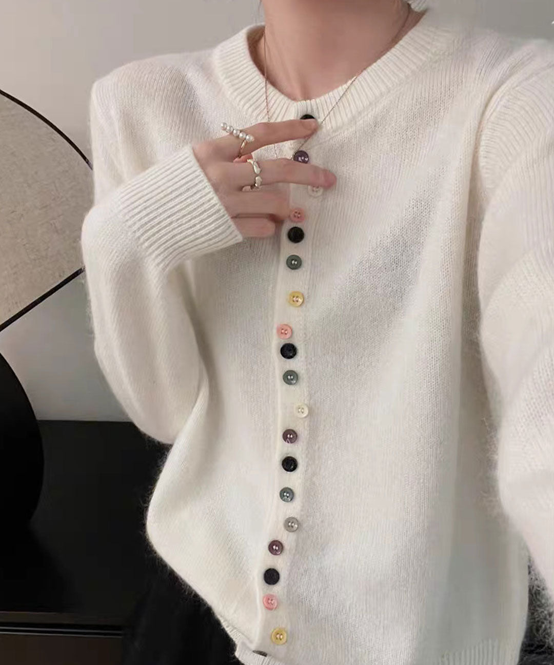 AALIYAH™ | Elegant Buttoned Knit Cardigan
