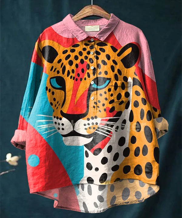 QUINN™ - Leopard Art Shirt