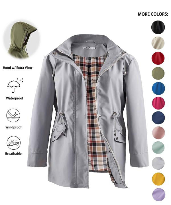 DENA™ - Lightweight Hooded Trench Coat for Casual Outings