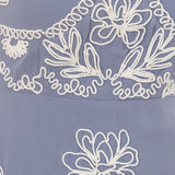 Maya Wisteria Blue Embroidered Strappy Midaxi Dress