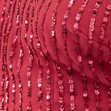 Maya Hot Pink Linear Embellishment Halter Neck Maxi Dress