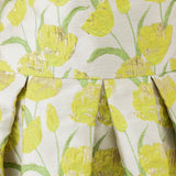 Maya Floral Jacquard Bandeau Midaxi Dress