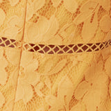 Maya Sunflower Yellow Lace Cami Midi Dress