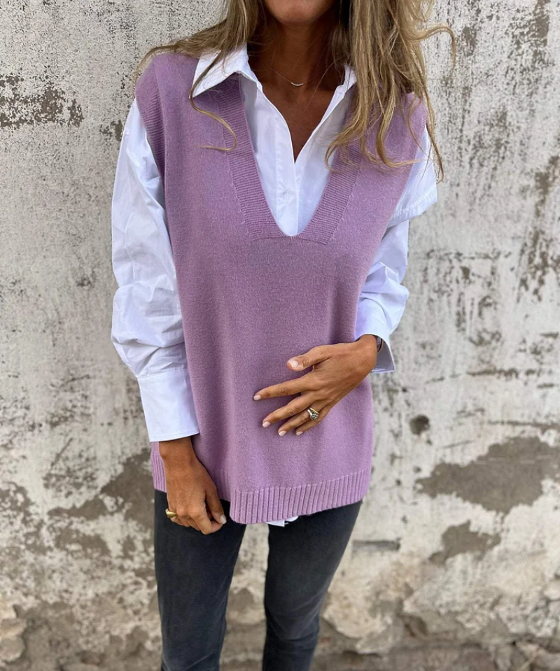 EVELYN™ - Stylish Knit Sweater Vest