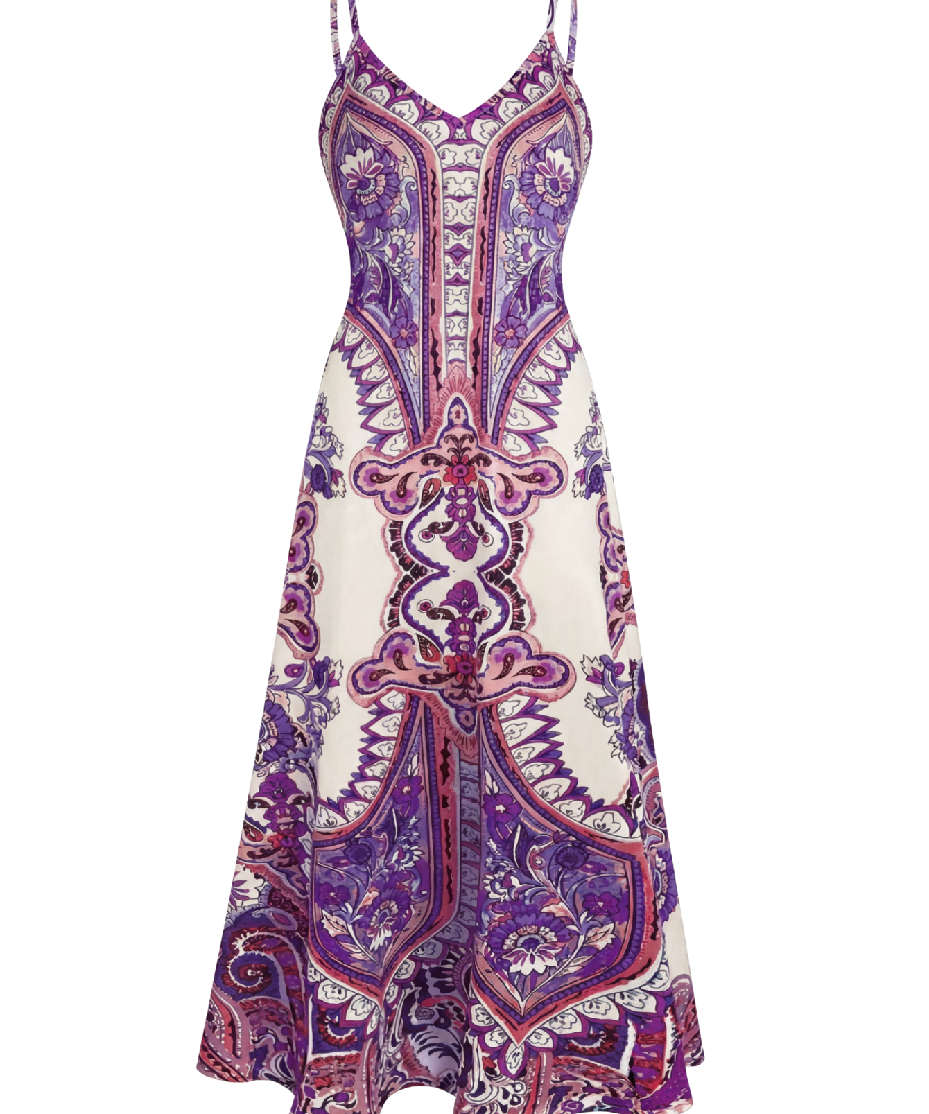 OTTILIE™ – Boho Floral Print Sleeveless Dress