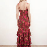 Anaya With Love Recycled Floral Cami Ruffle Maxi Dress