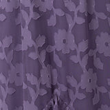 Anaya With Love Recycled Violet Floral Burnout Ruffle Maxi Dress