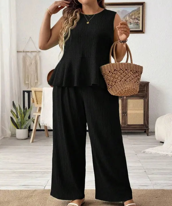 SITTI™ – Lightweight Summer Casual Two-Piece Outfit