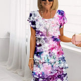 FLORA™ – Elegant Spring Midi Dress