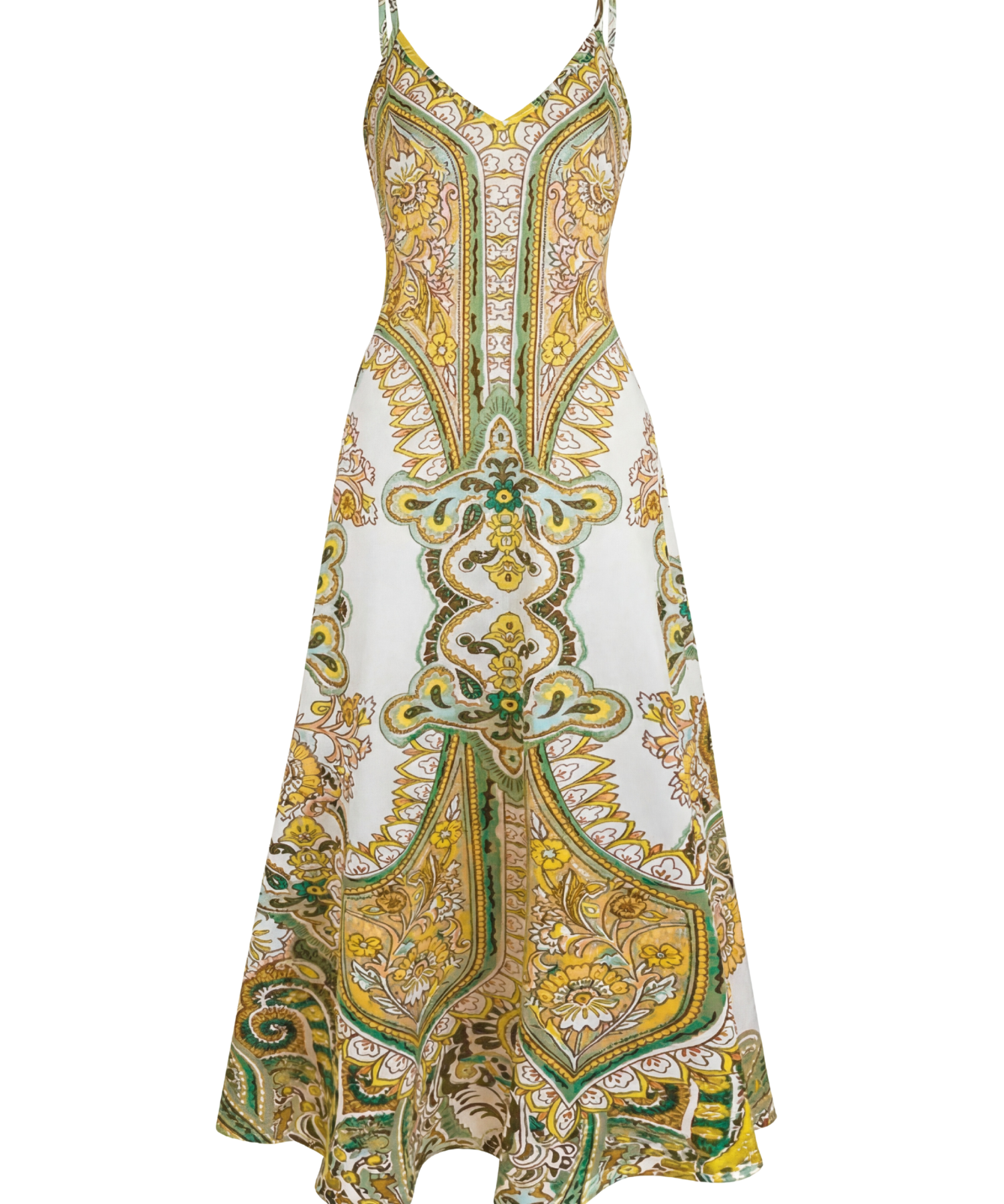 OTTILIE™ – Boho Floral Print Sleeveless Dress