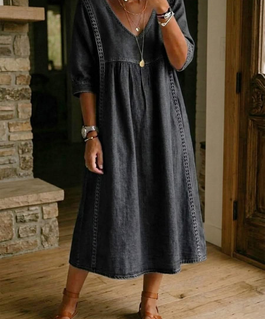 DAISY LACE TRIM DRESS