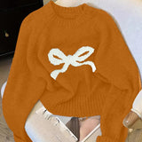 GRACIE™ - Elegant Bow Knit Sweater for Fall & Winter Fashion