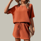 NIEVES™ – Casual Plus Size Summer Lounge Set