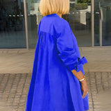 CÉLINA™ - Classy Long Shirt Jacket