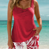SOPHIA | PRINTED TANKINI SET
