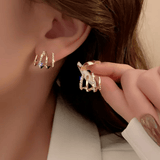 Melisande - Glossy Minimalist Finish Earrings