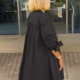 CÉLINA™ - Classy Long Shirt Jacket