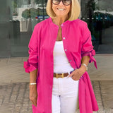 CÉLINA™ - Classy Long Shirt Jacket