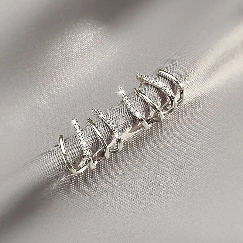 Melisande - Glossy Minimalist Finish Earrings
