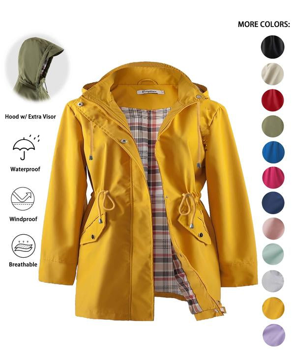 DENA™ - Lightweight Hooded Trench Coat for Casual Outings