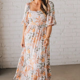 ELARA FLORAL MAXI DRESS