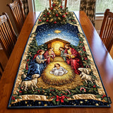 Quilted Table Runner - Nativity Star Design