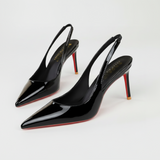 VONDRA™ – Sleek Pointed-Toe PU High Heels