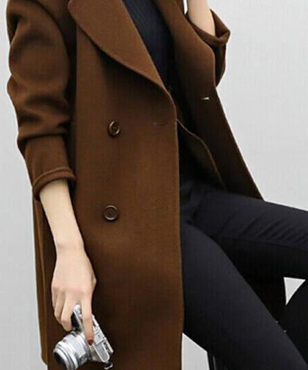 CELINA™ - Long Trench Coat