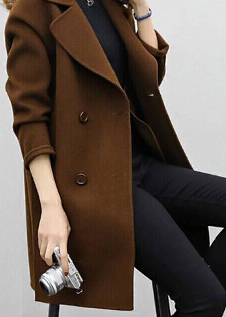 CELINA™ - Long Trench Coat