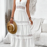 MAIKA™ - Lace V-Neck Dress