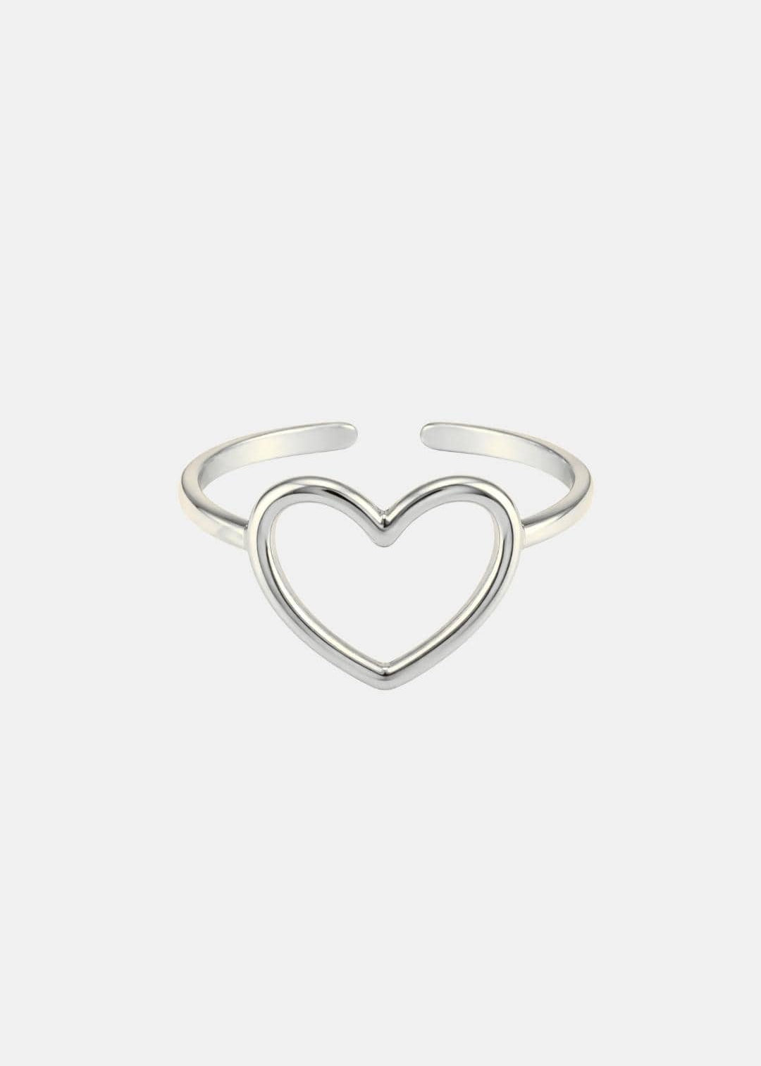 Dayana – Adjustable Open Heart Ring