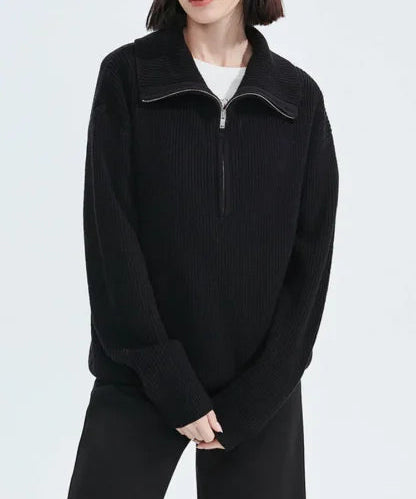 ELODIE™ - Comfy Half-Zip Sweater