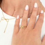 Fernanda – Bow Accent Adjustable Ring