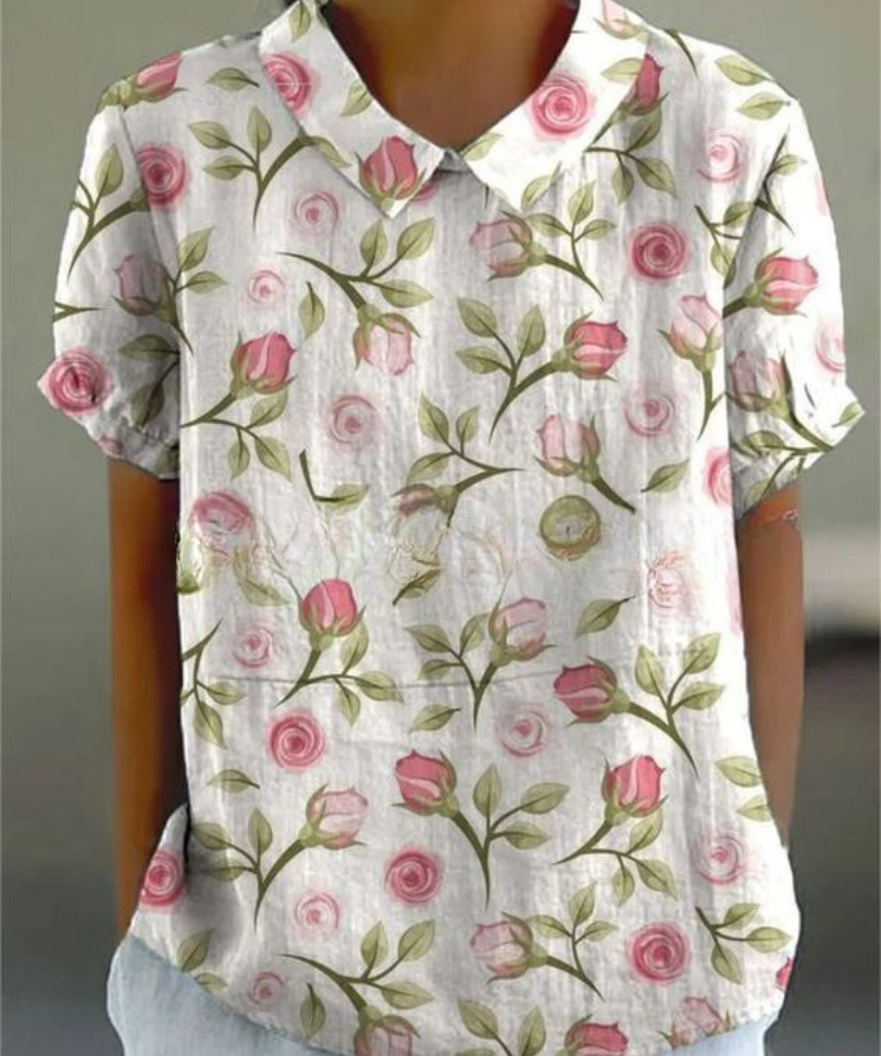MARLENE™ – Vintage Print Shirt