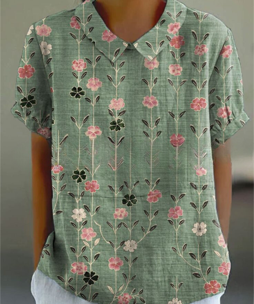MARLENE™ – Vintage Print Shirt