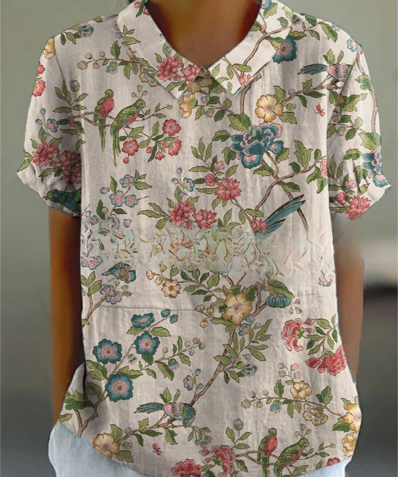 MARLENE™ – Vintage Print Shirt