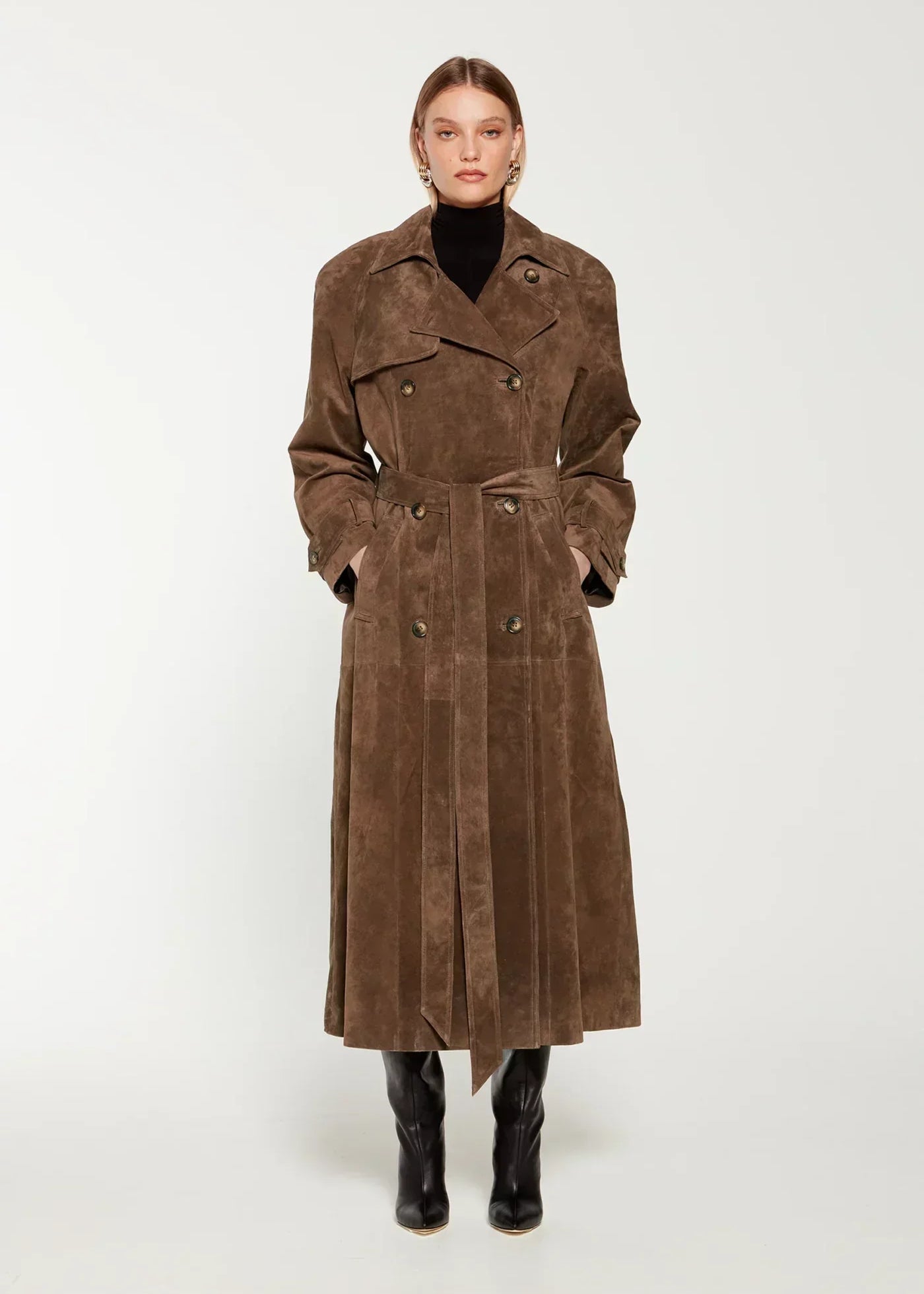 CHANTAL™ - Classic Belted Trench Coat