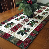 Quilted Table Runner with Bells