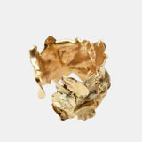 Jullana – Textured Flower Bracelet in Gold