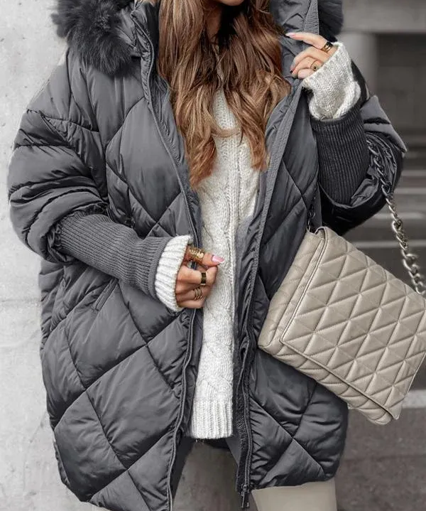 KARINA™ - Quilted Luxe Winter Jacket