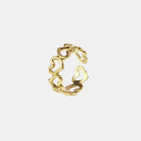Kaliah – Minimalist Open-Heart Ring