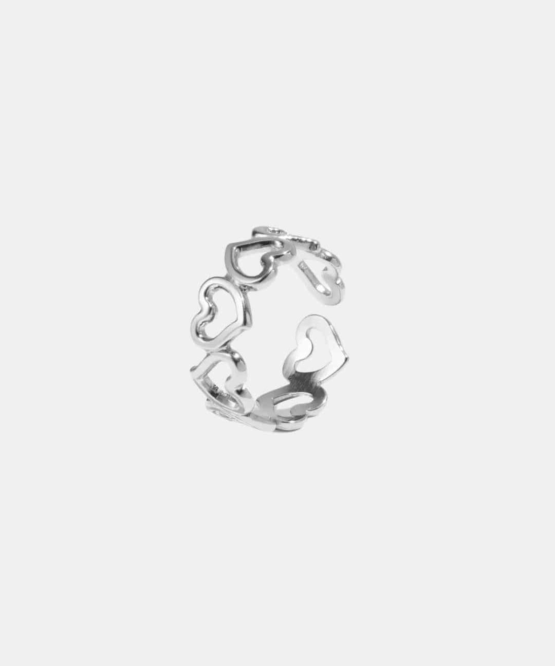 Kaliah – Minimalist Open-Heart Ring