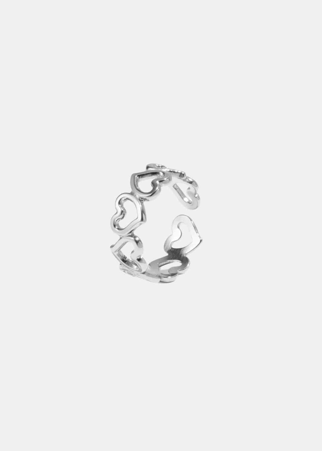 Kaliah – Minimalist Open-Heart Ring