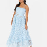 Maya Blue Floral Cami Midi Dress